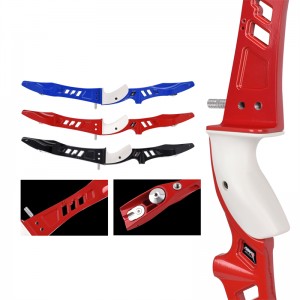 Nika Archery 220095 25 인치 ILF RH RECURVE BOW 라이저, 야외 양궁 촬영