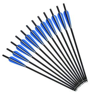 Elong 야외 110045 OD8.8mm 17inch rollfiberglass bolt tpu 베인 양궁 석궁 볼트