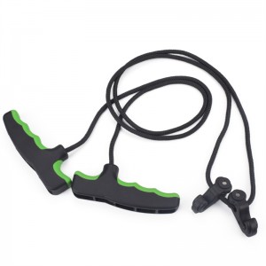 Nika 양궁 454012 Crossbows Rope Double 핸들 양궁 복합 활 촬영 크로스 바로 밧줄 코커 원조 cocking 문자열 도구