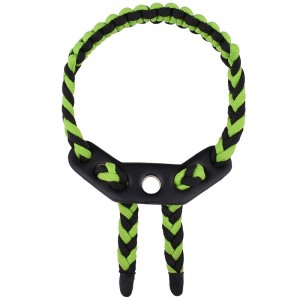 Elong 야외 470015 손목 슬링 가죽 금속 Grot 녹색 양궁 복합 활 촬영 사냥